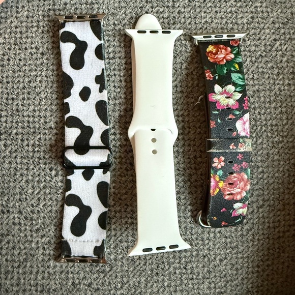 Set of 3 Apple Watch Bands 42/44 mm - Picture 1 of 1